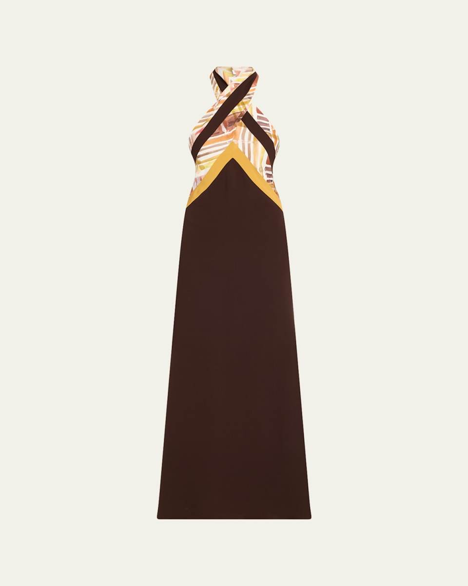 Twisted Halter Dress